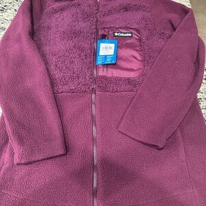 Columbia Women's Rich Maroon Teddy Jacket